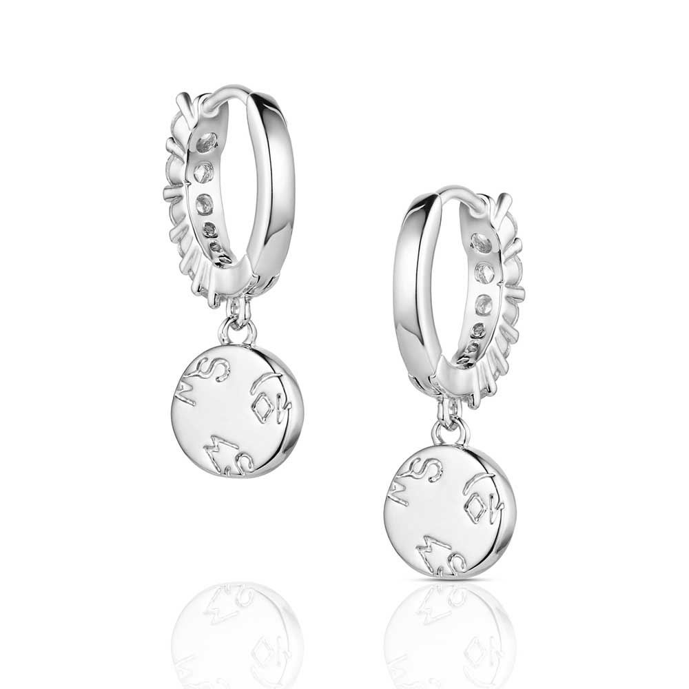 Montana Silversmiths Ladies Desert Moonlight Turquoise Earrings ER6482 - Wild West Boot Store