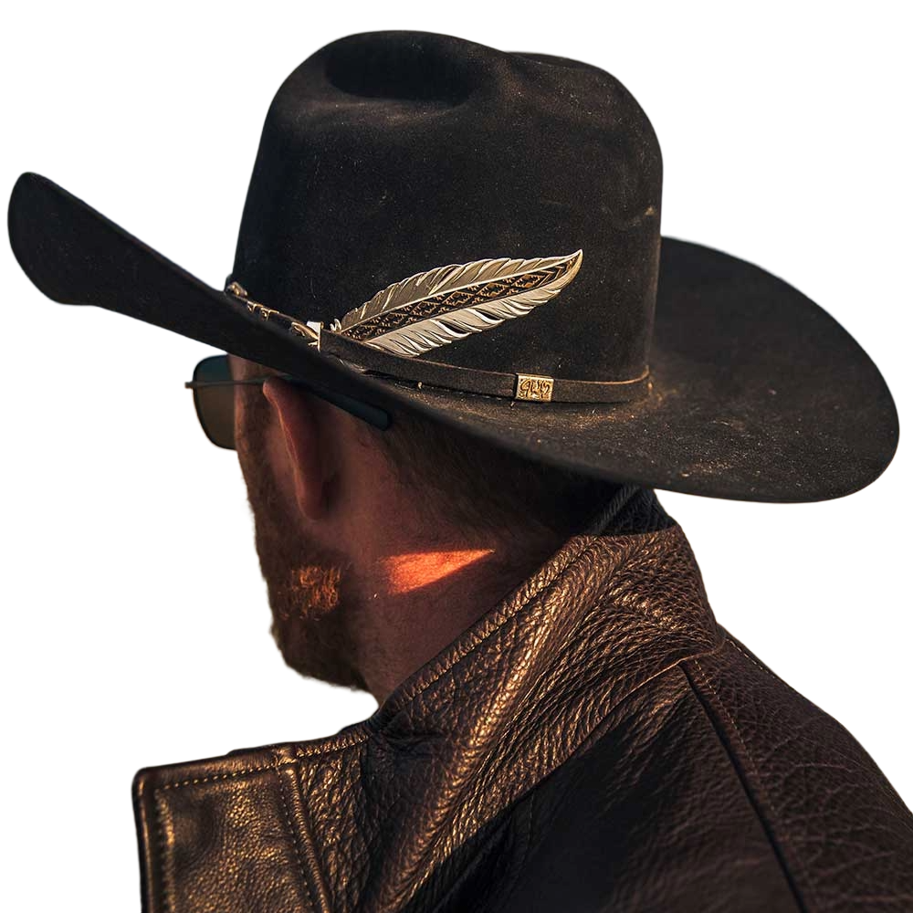 Montana Silversmiths Trust And Honor Hat Feather HF5761