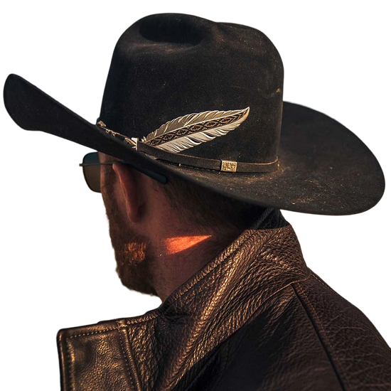 Montana Silversmiths Trust And Honor Hat Feather HF5761