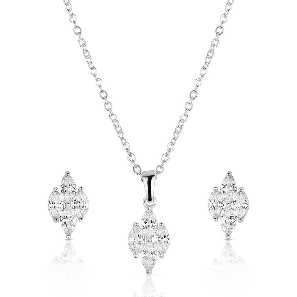 Montana Silversmiths Snowdrift Cluster Jewelry Set JS6458 - Wild West Boot Store