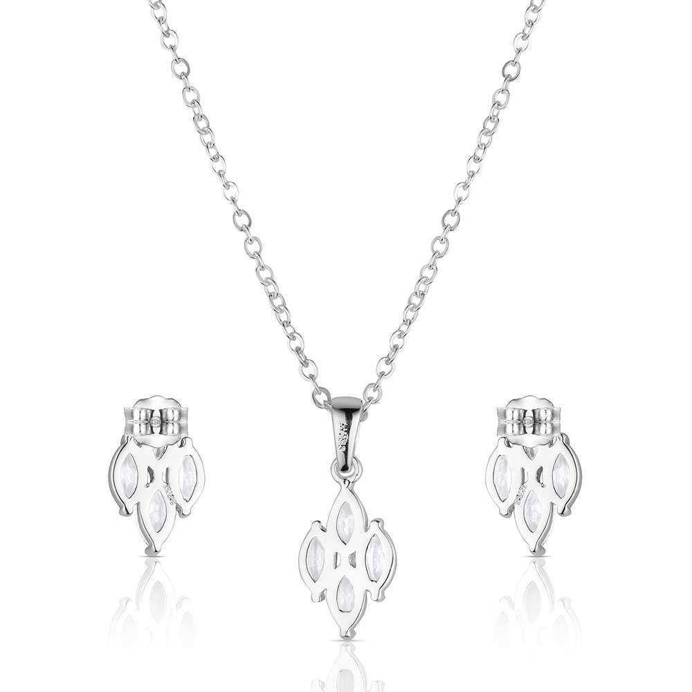 Montana Silversmiths Snowdrift Cluster Jewelry Set JS6458 - Wild West Boot Store