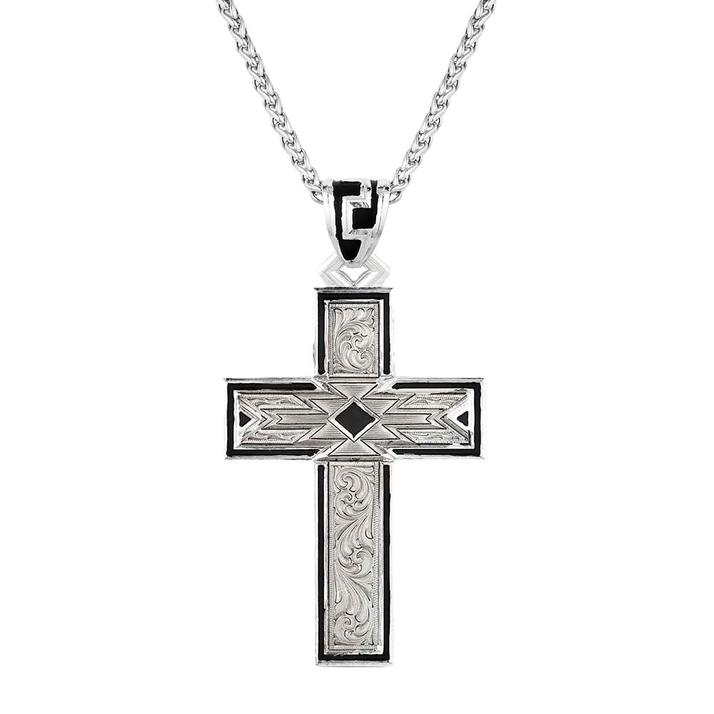 Montana Silversmiths Southwest Horizon Cross Necklace NC6171