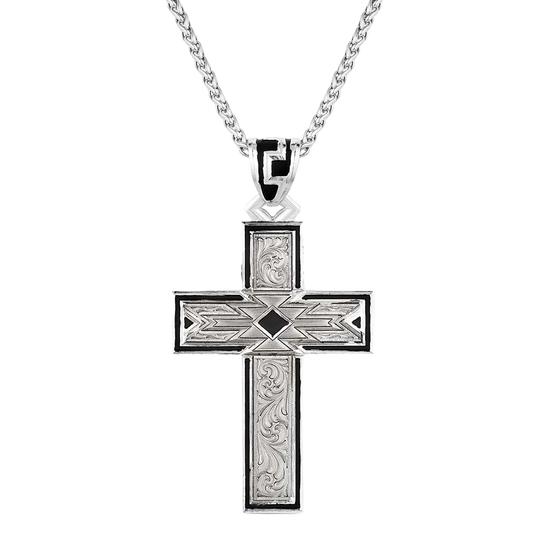 Montana Silversmiths Southwest Horizon Cross Necklace NC6171