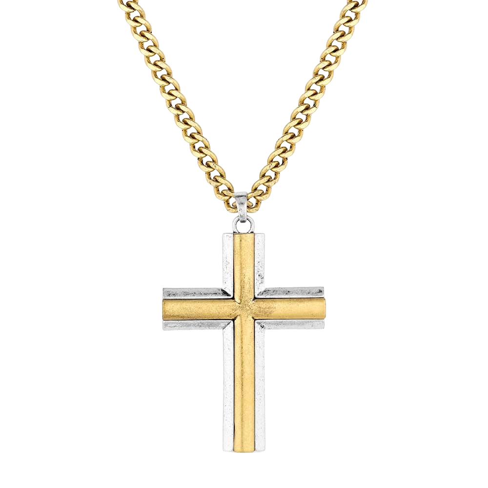 Montana Silversmiths Faithful Tradition Cross Necklace NC6183
