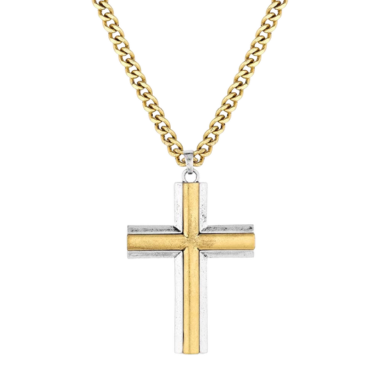 Montana Silversmiths Faithful Tradition Cross Necklace NC6183