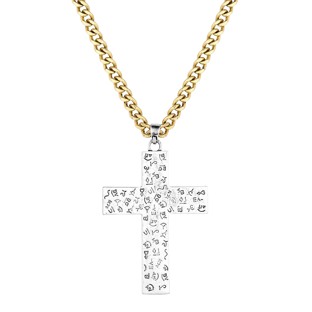 Montana Silversmiths Faithful Tradition Cross Necklace NC6183