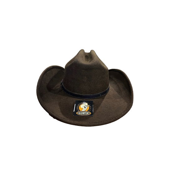 Austin Traders Felt Brown Western Hat 1024-008-BRN