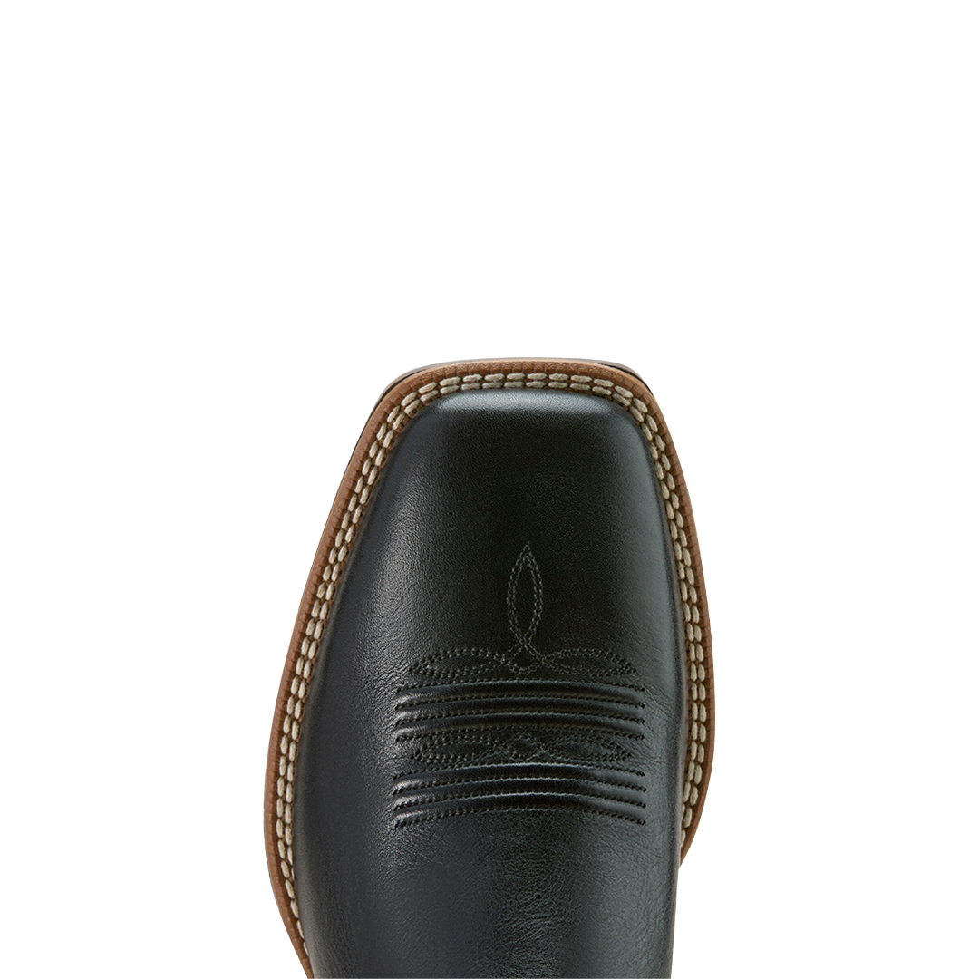 Ariat Men's Plano Supple Black Square Toe Cowboy Boot 10061195