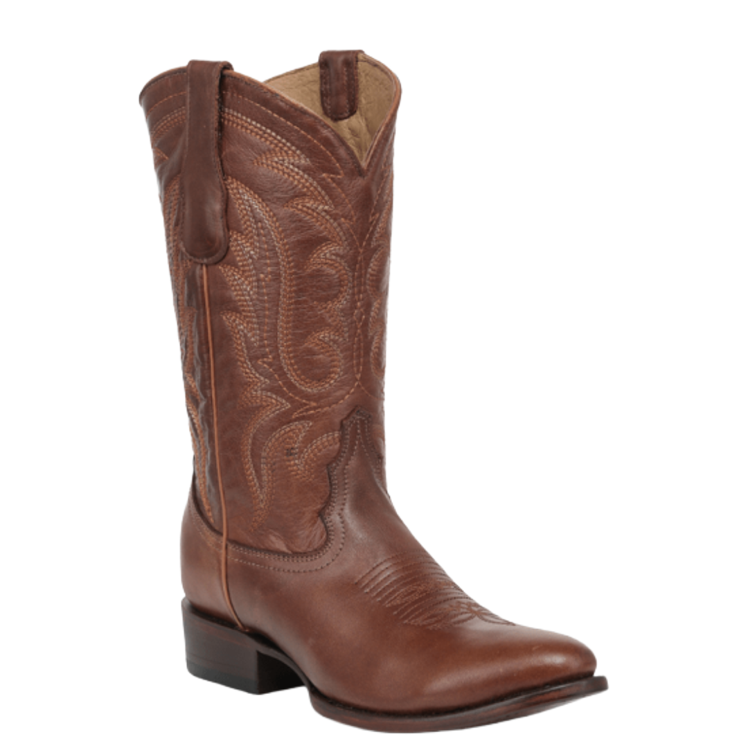 Circle G by Corral Men's Shedron Embroidery Triad Round Toe Western Boot L6456