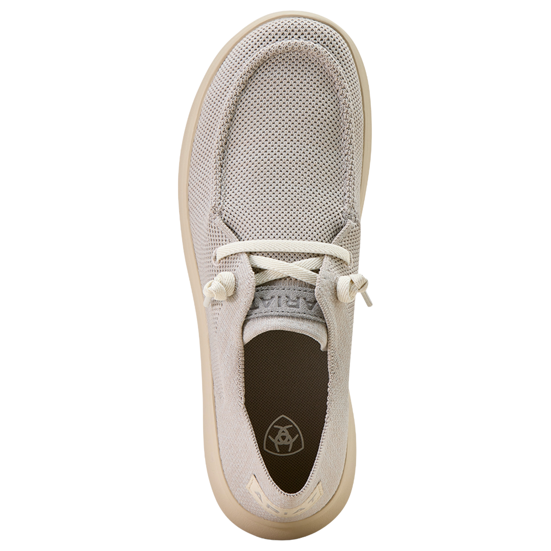 Ariat Ladies Hilo Light Grey Knit Casual Shoe 10074305