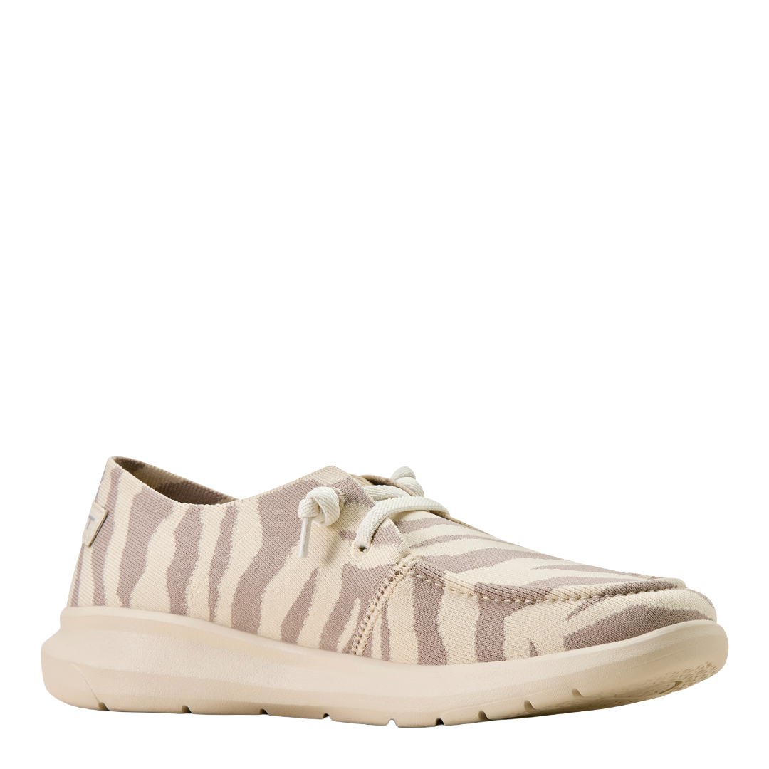 Ariat Ladies Hilo White Tiger Knit Casual Shoe 10074308