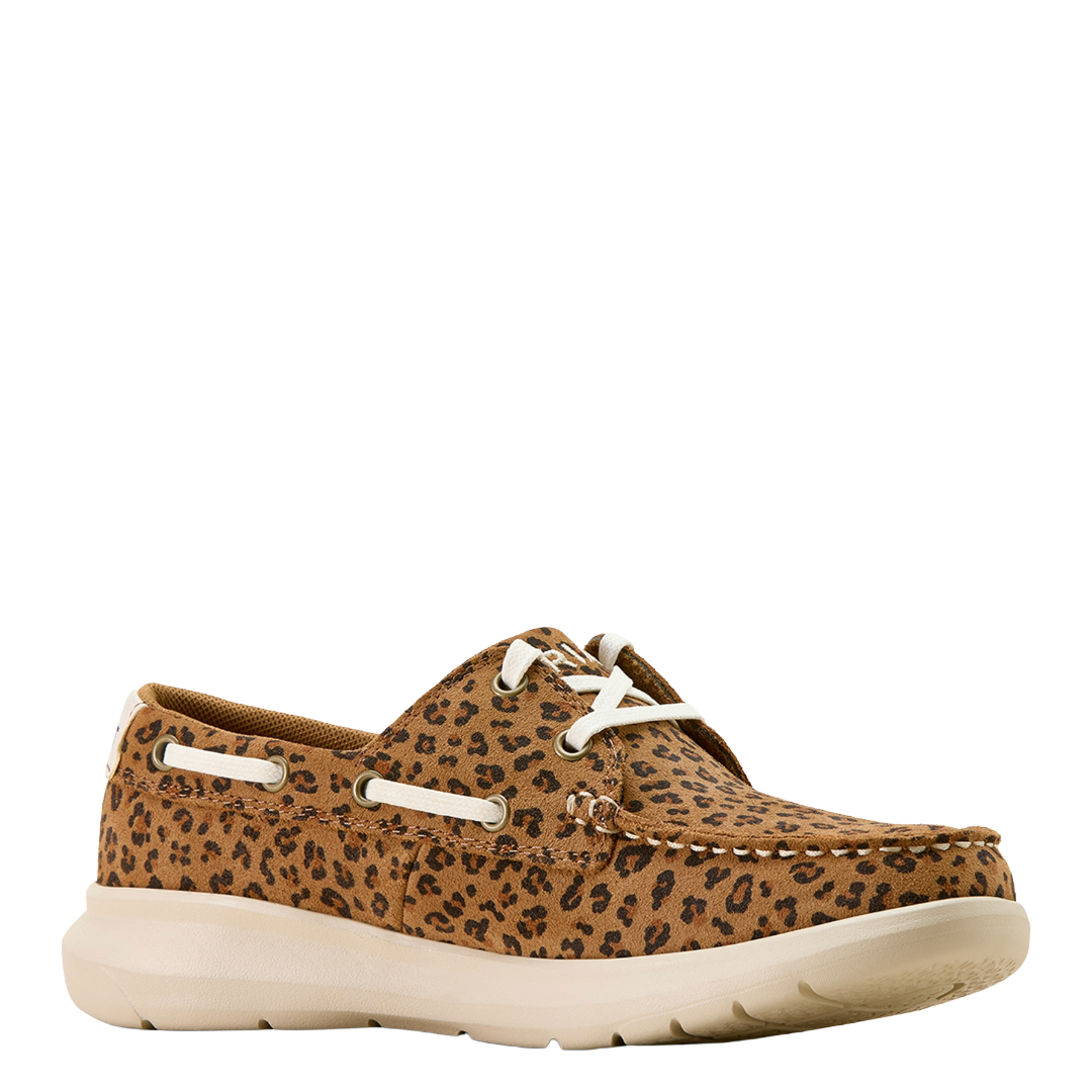 Ariat Ladies Hilo Likely Leopard Shore Shoe 10074393