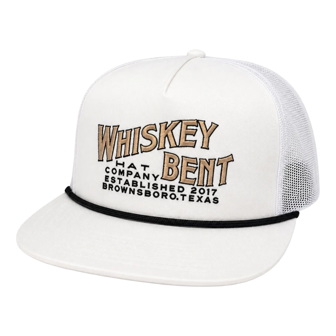 Whiskey Bent Men's The Sonora White Trucker Cap SONWHT