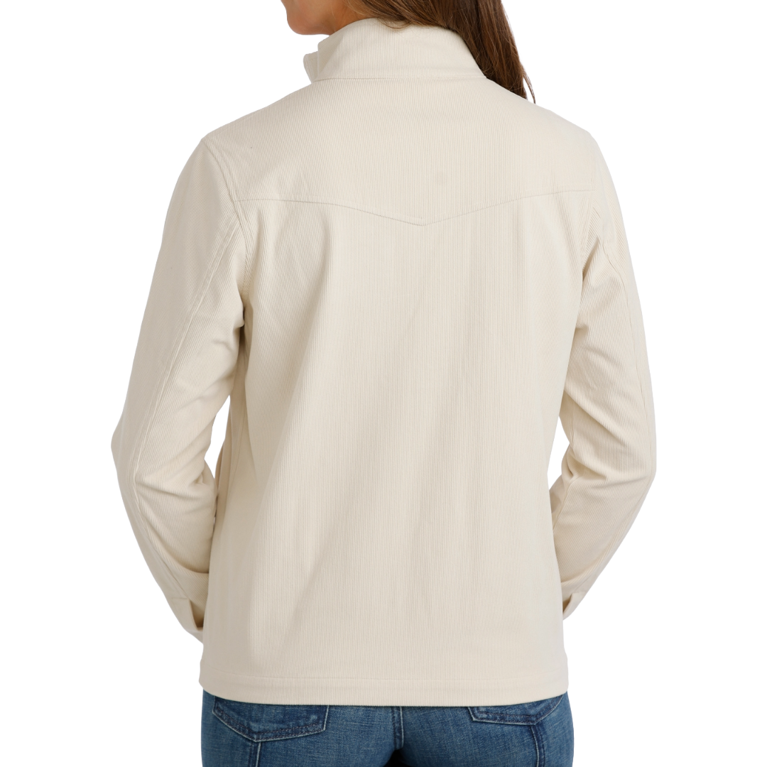 Cinch Ladies Cream Corduroy Shirt Jacket MAJ9904003