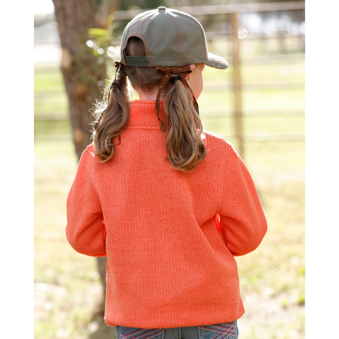 Cruel Denim Youth Girl's Corral 1/4 Zip Knit Pullover CWK8013002