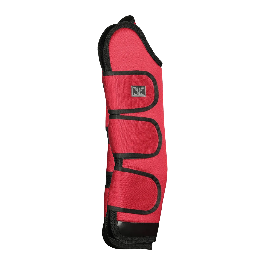 TuffRider Red Set of 4 600 D Oxford Horse Shipping Boot 100811-39-H