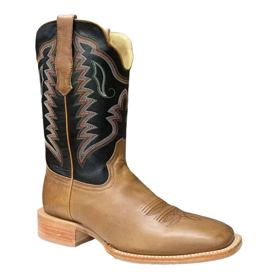 R. Watson Men's 11" Dune Tan Cowhide Leather Western Boot RW8030-2