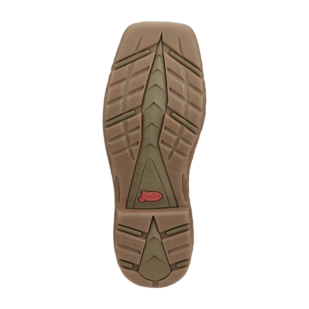 Justin Ladies Rush Russet 17" Square Toe Snake Boot SE4361