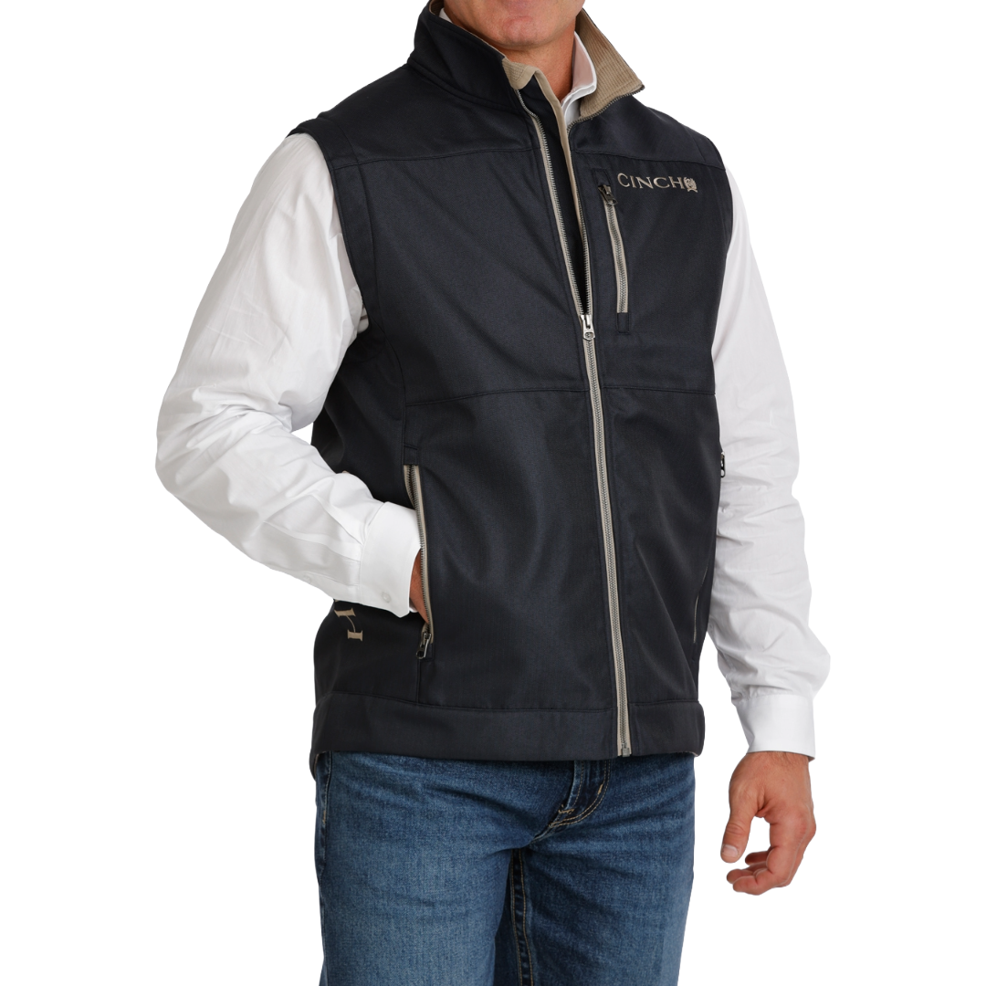 Cinch Men's Navy Bonded Vest MWV1515032