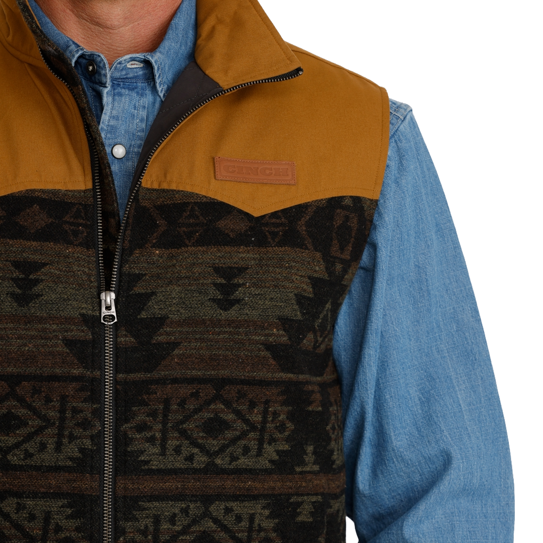 Cinch Men's Multi Jacquard Southwest Print Vest MWV1941001
