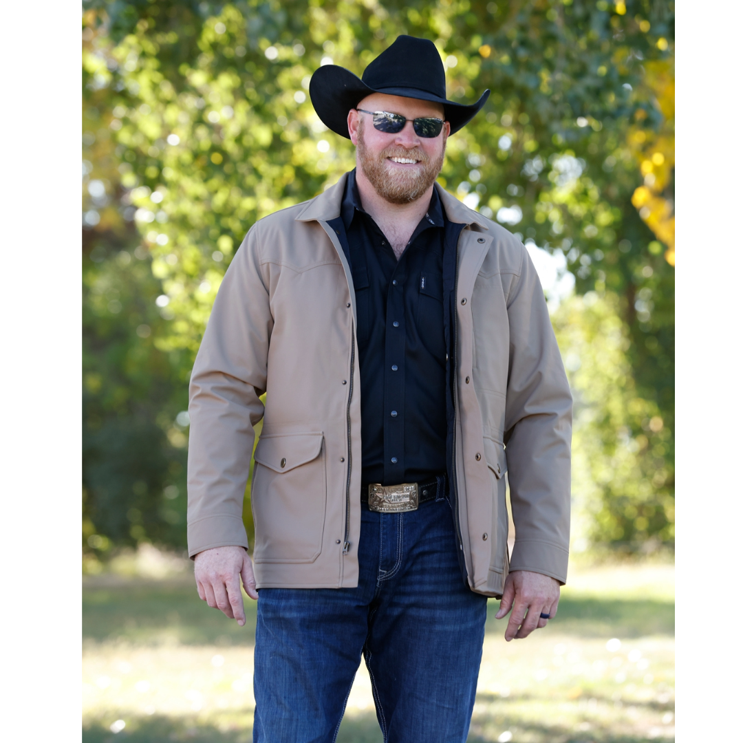 Cinch Men's Khaki Concealed Carry Bonded Jacket MWJ1940001