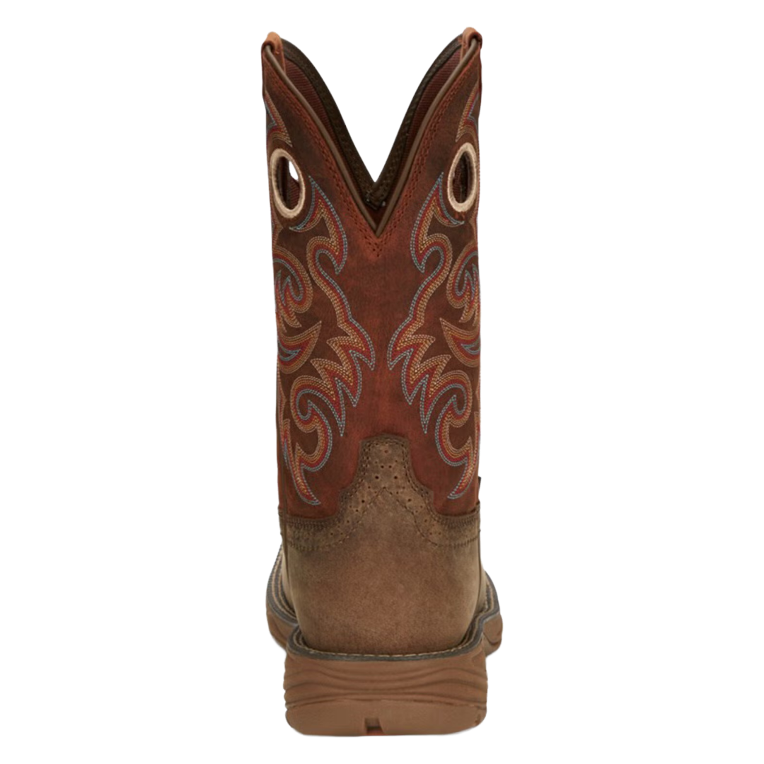 Justin Men's Rush Peanut Tan 11" Wide Square Toe Boots SE7402