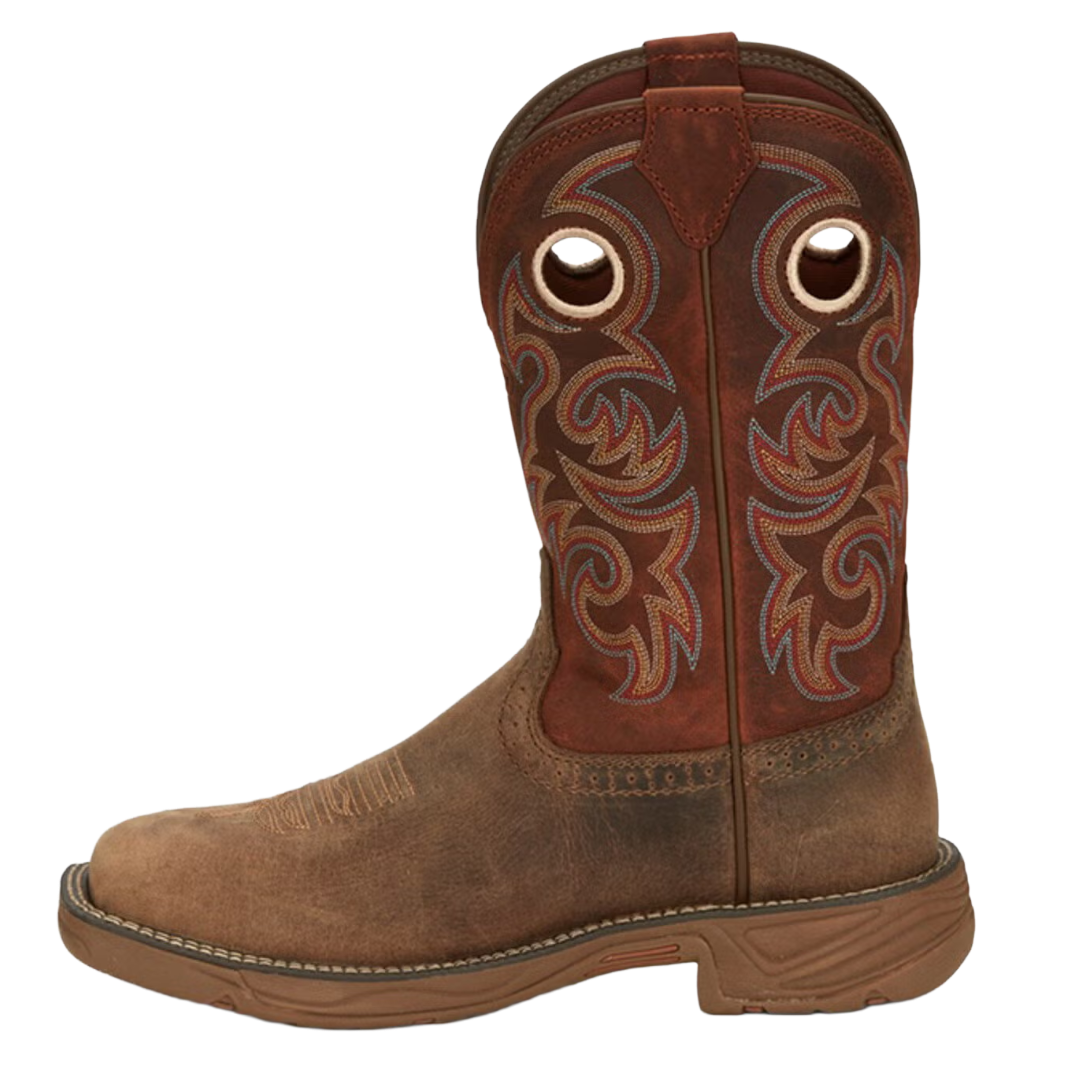 Justin Men's Rush Peanut Tan 11" Wide Square Toe Boots SE7402