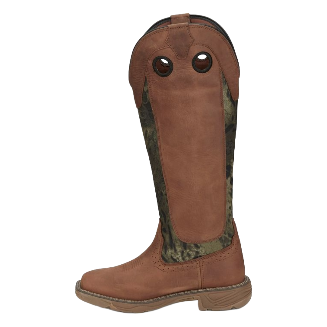 Justin Ladies Rush Russet 17" Square Toe Snake Boot SE4361