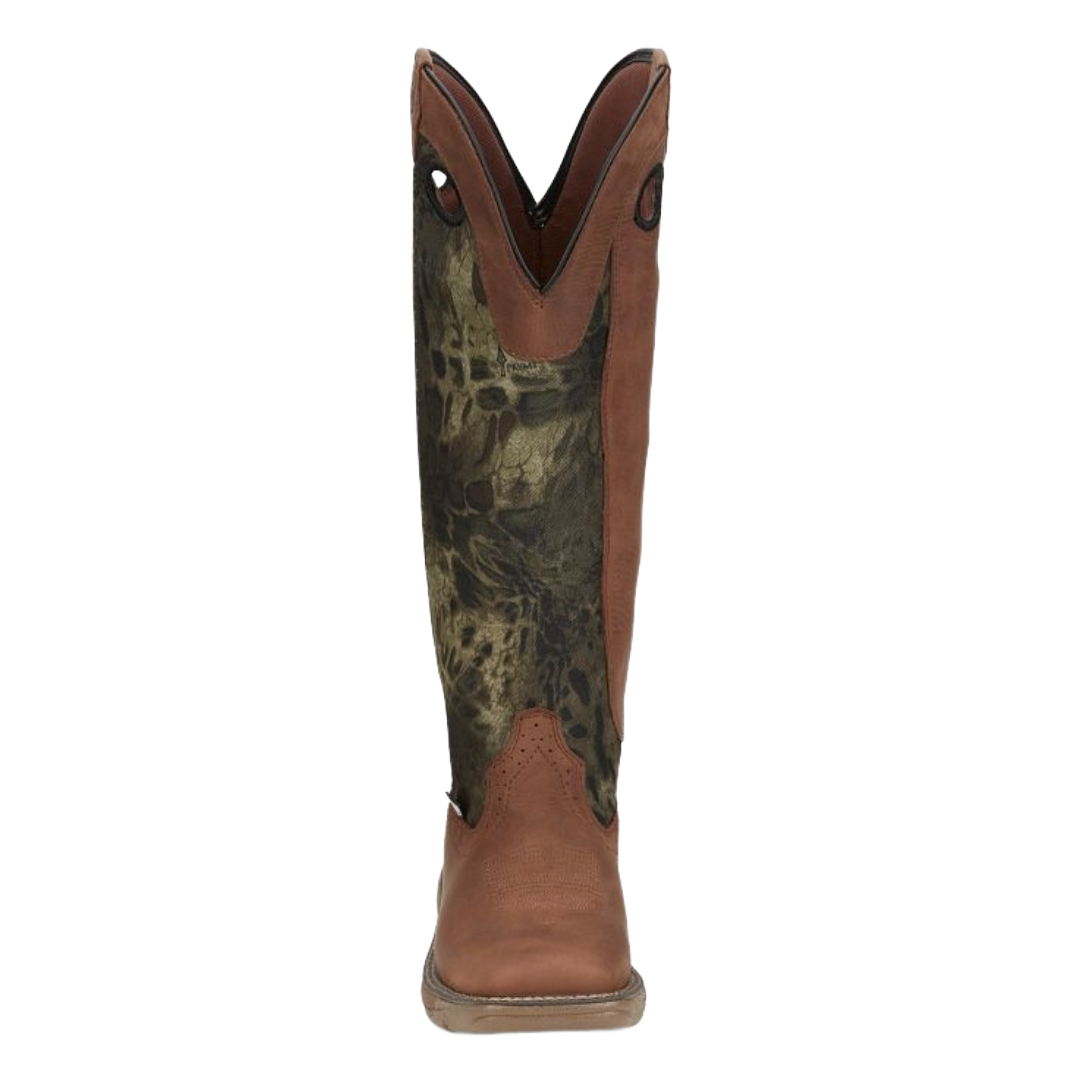 Justin Ladies Rush Russet 17" Square Toe Snake Boot SE4361
