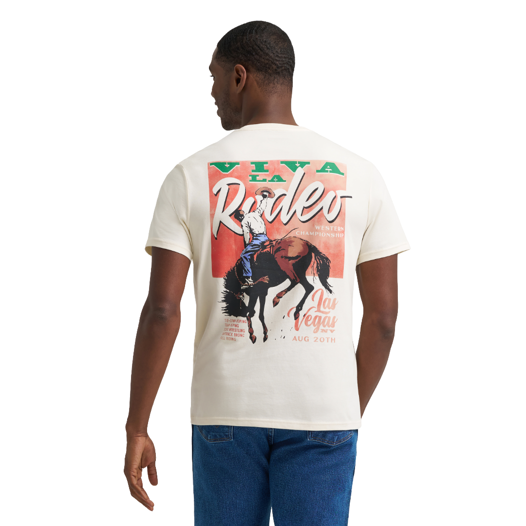 Wrangler Men's Antique White 'Rodeo' Graphic T-Shirt 112383927