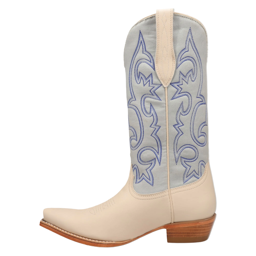Wrangler Ladies Mavis Midnight Denim & Indigo Leather Western Boot 71011046