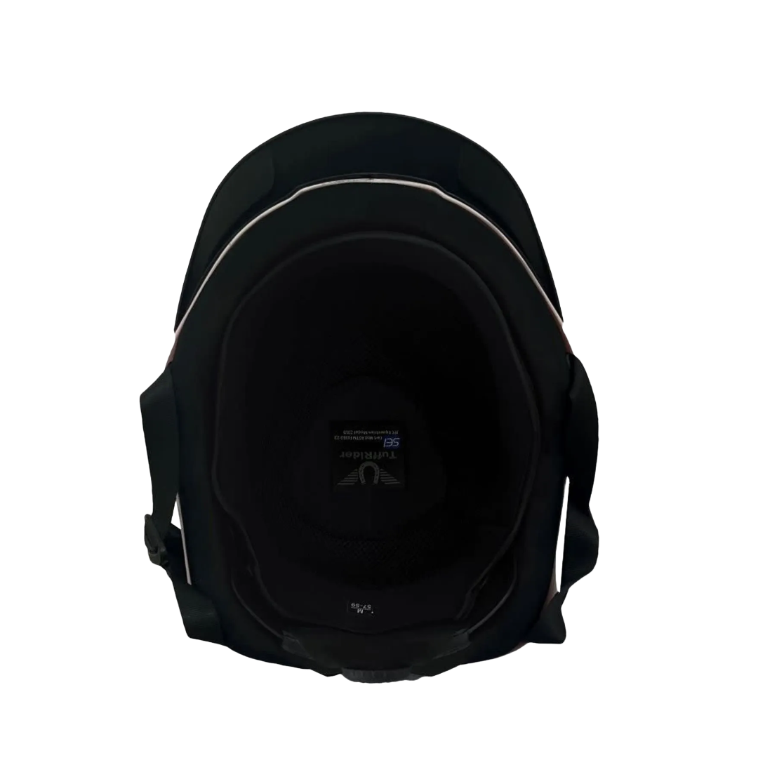 TuffRider Black Shield Riding Helmet With Adjust A Dial 2315-16