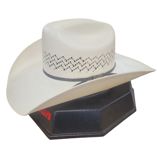 American Hat Co. American Cowboy Ivory Straw Hat 5200 2CSTEEL 6 7 8 Beige
