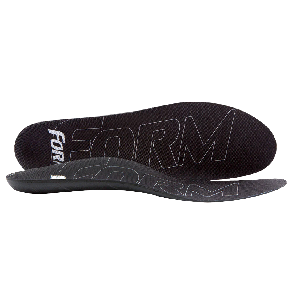 Form Unisex Maximum Support Ultra Thin Black Insoles