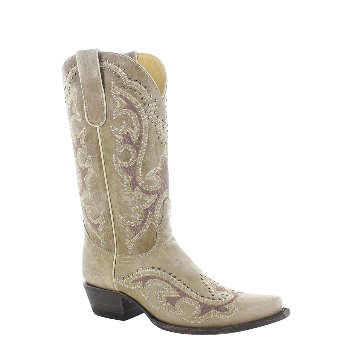 Yippee Ki Yay Ladies Havana Vesuvio Bone Snip Toe Boots YL635-4
