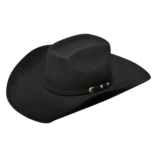 Ariat Men's 2X Wool Black Felt Hat A7520201
