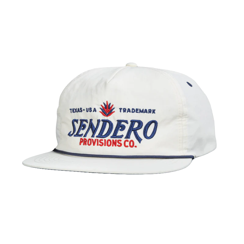 Sendero Provisions Co. Logo Graphic White Cap SPCH123F30