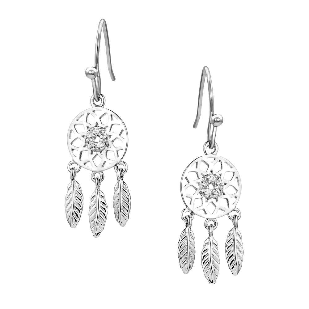 Montana Silversmiths Ladies Divine Weave Earrings ER5857