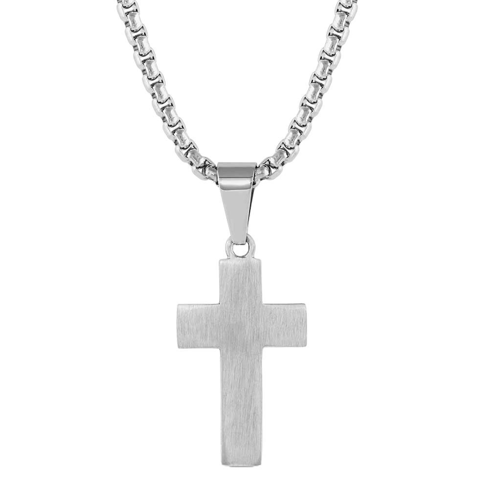 Montana Silversmiths Men's Barbed Wire Cross Necklace NC5602