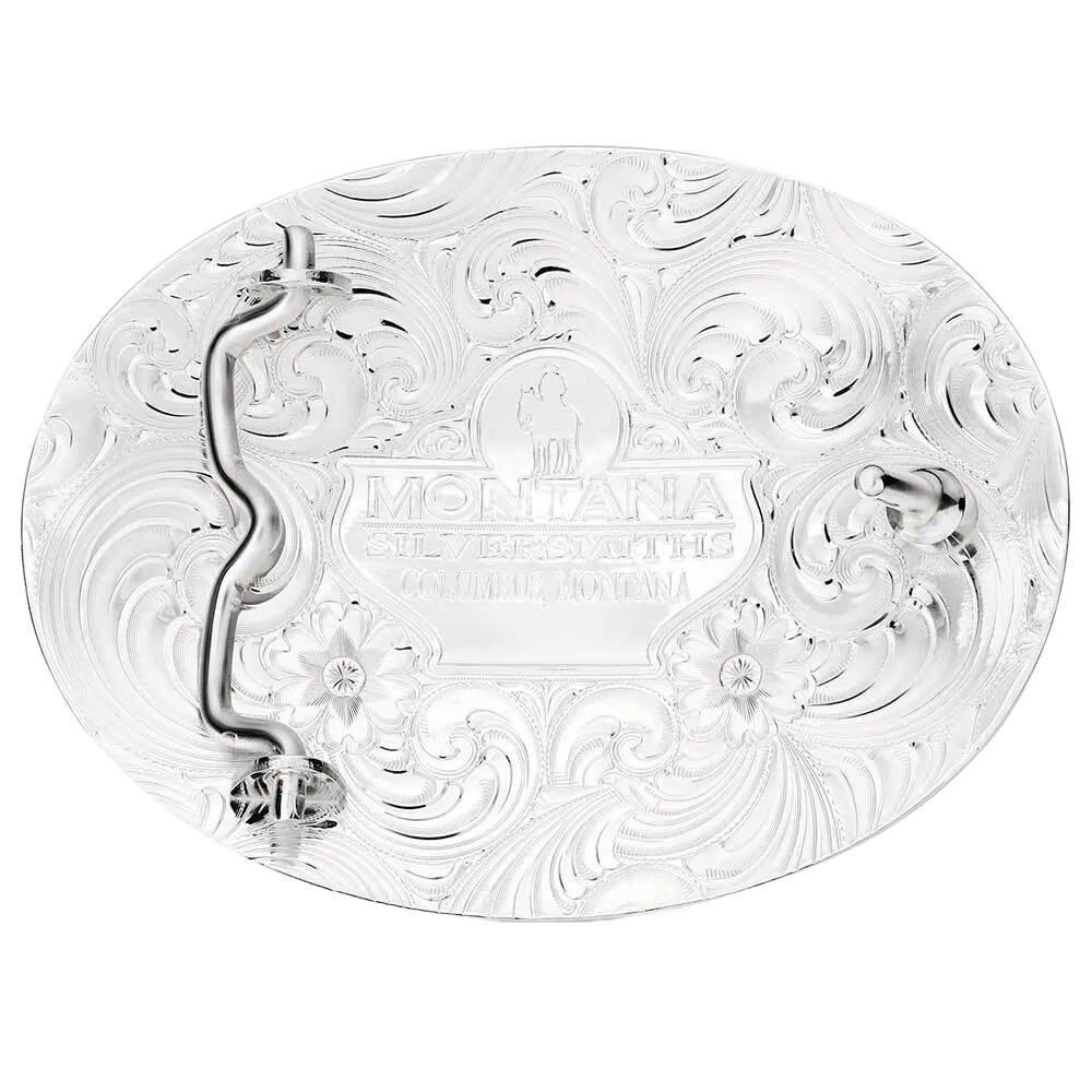Montana Silversmiths American Made Freedom Christian Cowboy Buckle AM53100-731M