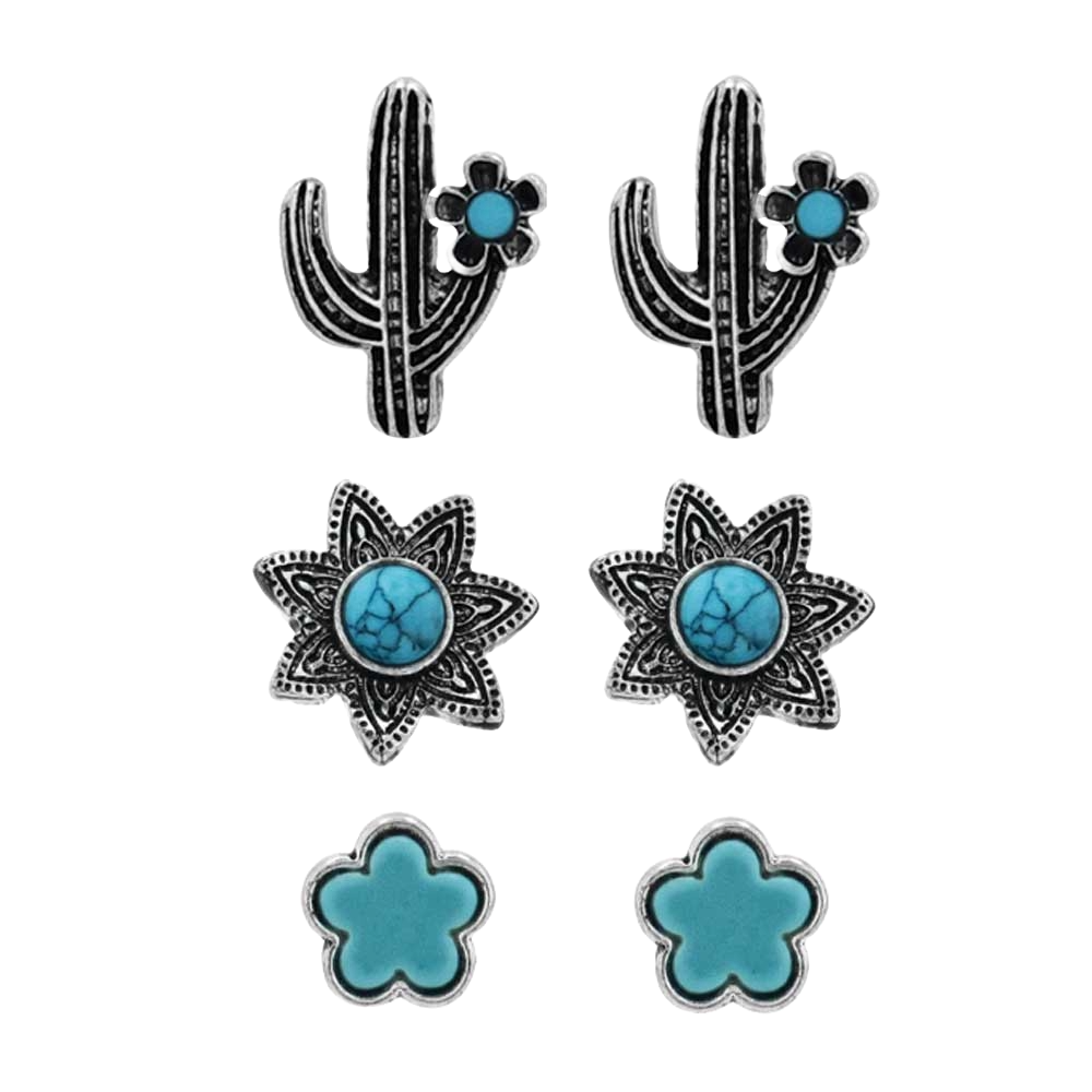 Montana Silversmiths Southwest Style Attitude Earring Set AER5556