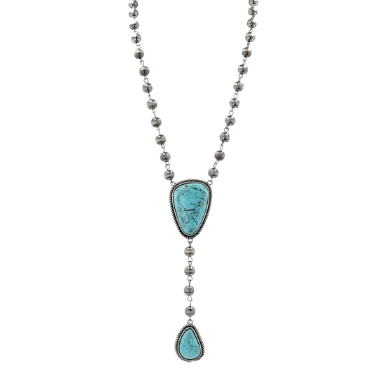 Montana Silversmiths Chasing Turquoise Beaded Attitude Necklace ANC5438
