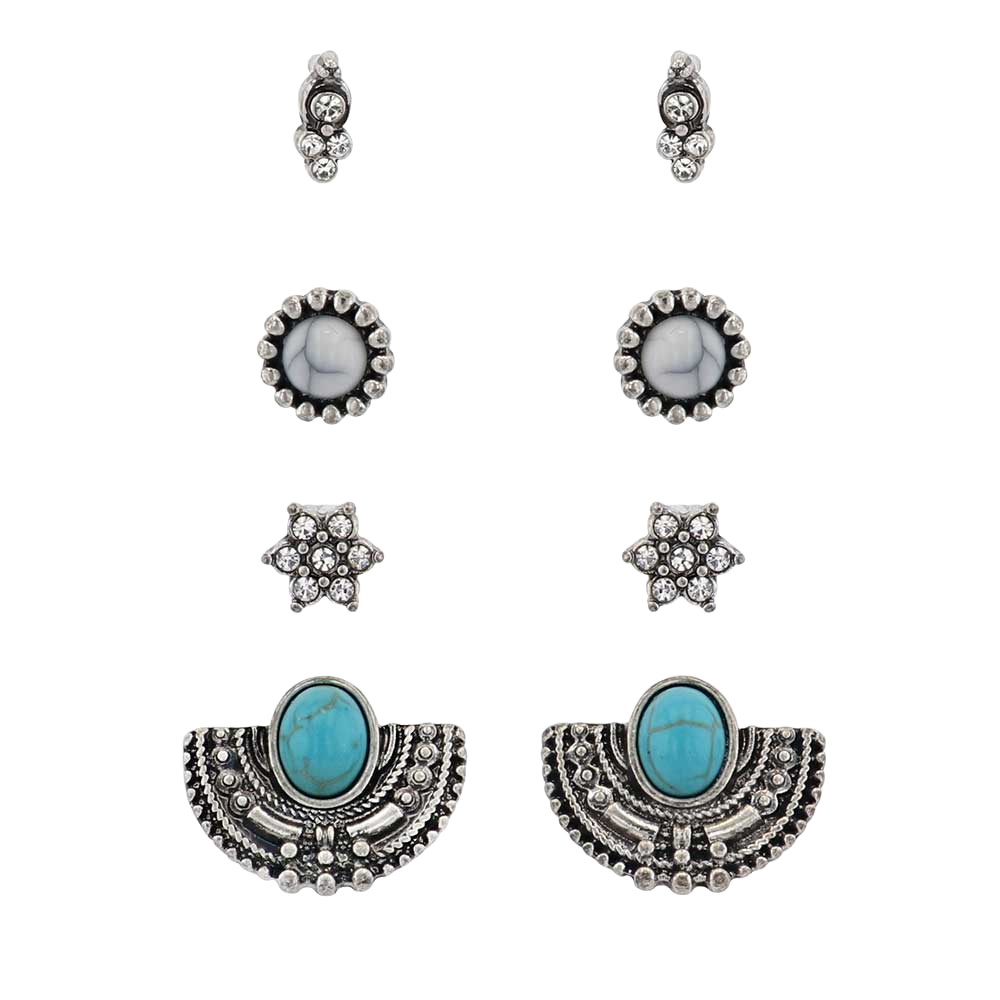 Montana Silversmiths Ladies Gleam & Glimmer Attitude Earring Set AER5932