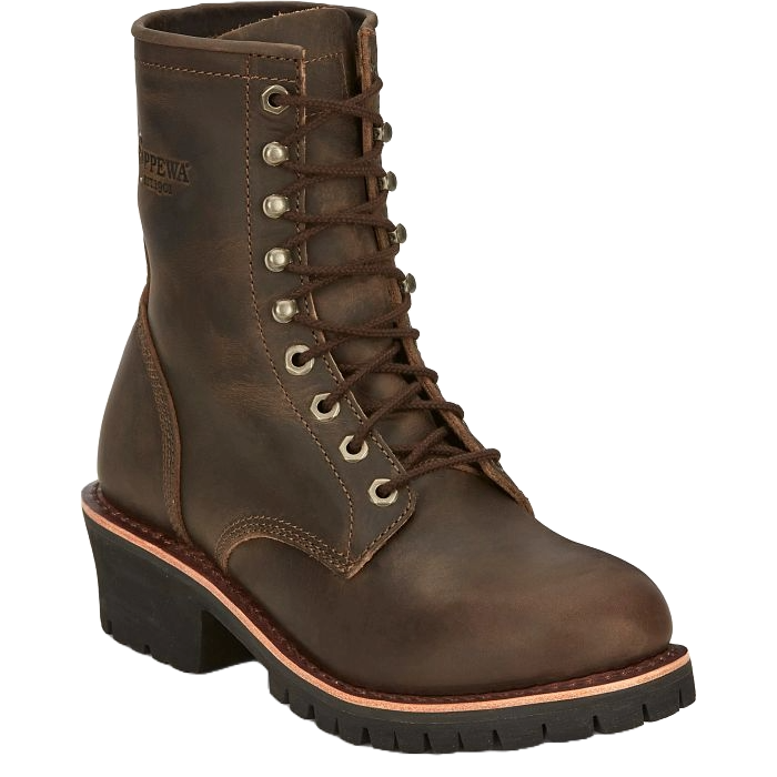 Chippewa Men s Classic 2.0 Logger Brown Leather Boots NC2090