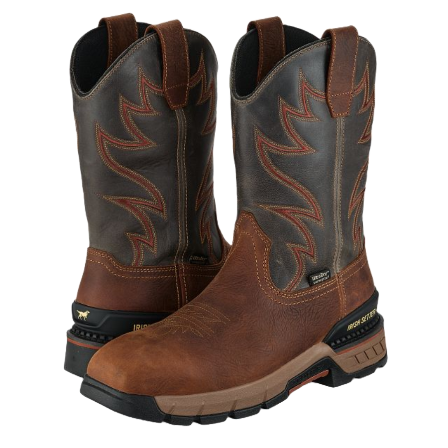 Irish Setter by Red Wing Men s Two Harbors Waterproof Brown Work Boot