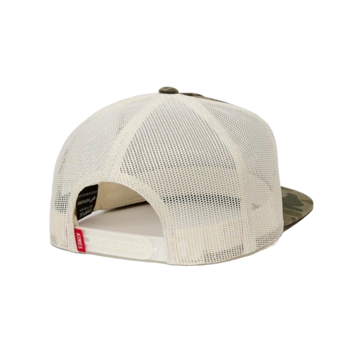 Kimes Ranch Men's Flatlands Camo Trucker Hat UHA0000100-GN010