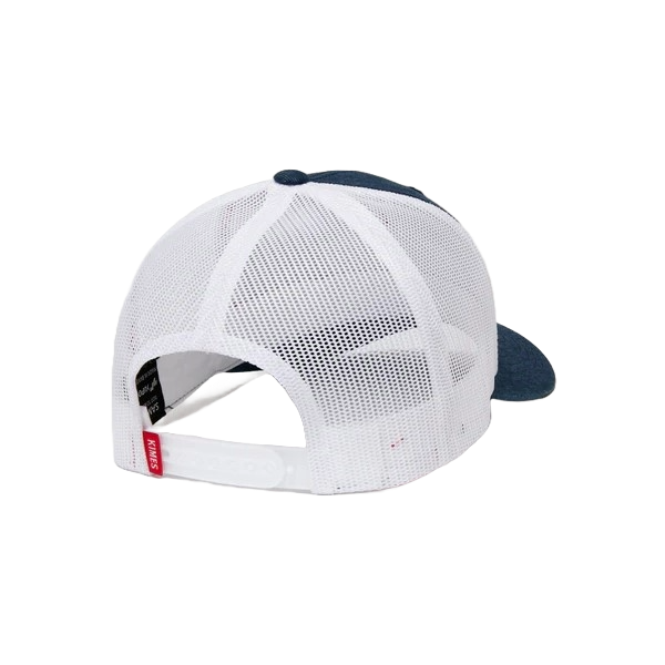 Kimes Ranch Men's Box String Blue Trucker Hat S24U16S37FC032