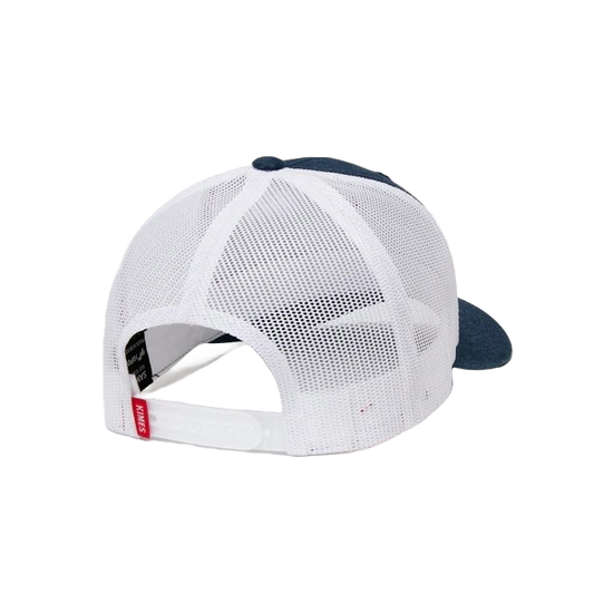 Kimes Ranch Men's Box String Blue Trucker Hat S24U16S37FC032