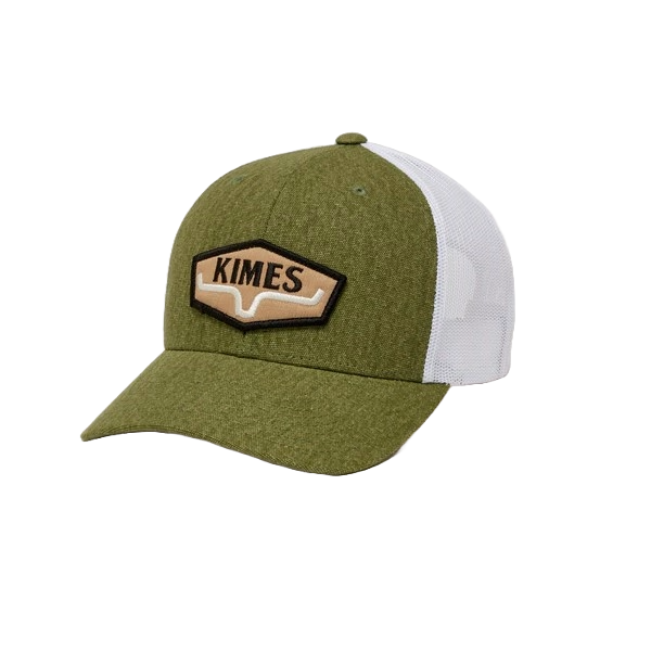 Kimes Ranch Men's Box String Dark Olive Trucker Hat S24U16S37FC1E7