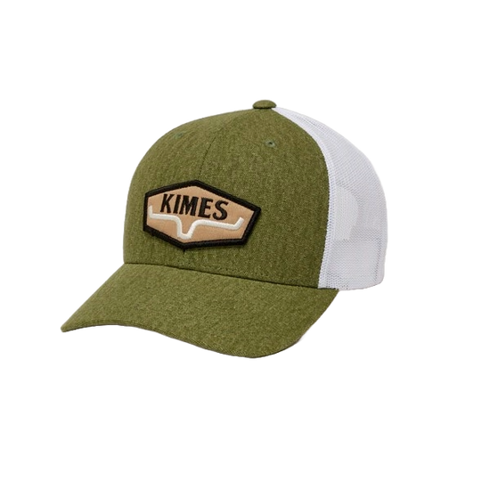 Kimes Ranch Men's Box String Dark Olive Trucker Hat S24U16S37FC1E7